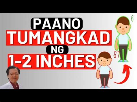 Paano Tumangkad ng 1.